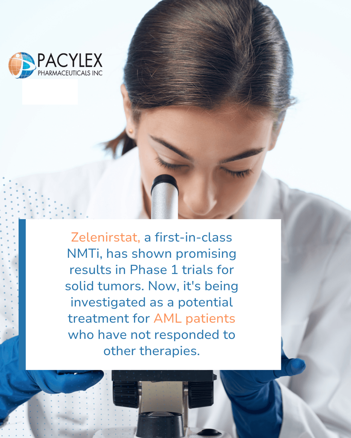 Pacylex Pharmaceuticals Launches Clinical Trial for Zelenirstat in Acute Myeloid Leukemia Treatment