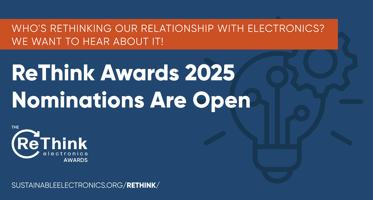 SERI Launches Inaugural ReThink Awards to Honor Innovation in Electronics Sustainability