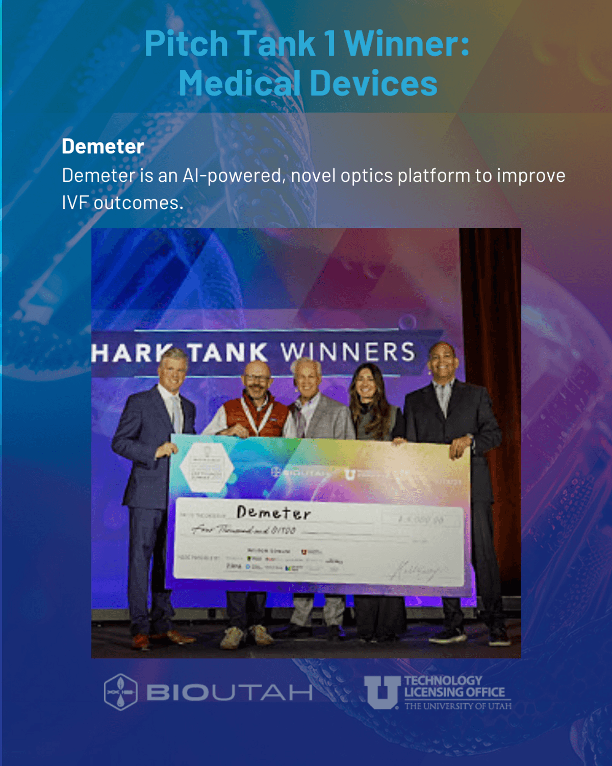 Utah Startups Win Big at Life Sciences Pitch Competition