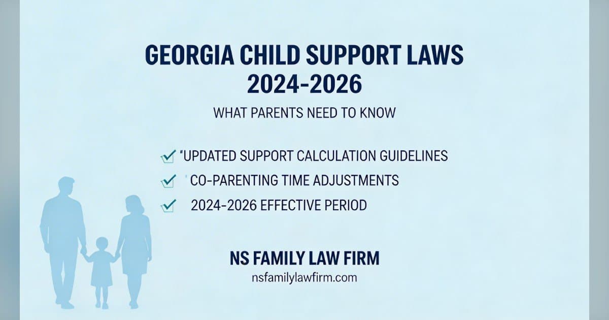 Georgia's 2026 Parenting Time Adjustment to Directly Impact Child Support Calculations