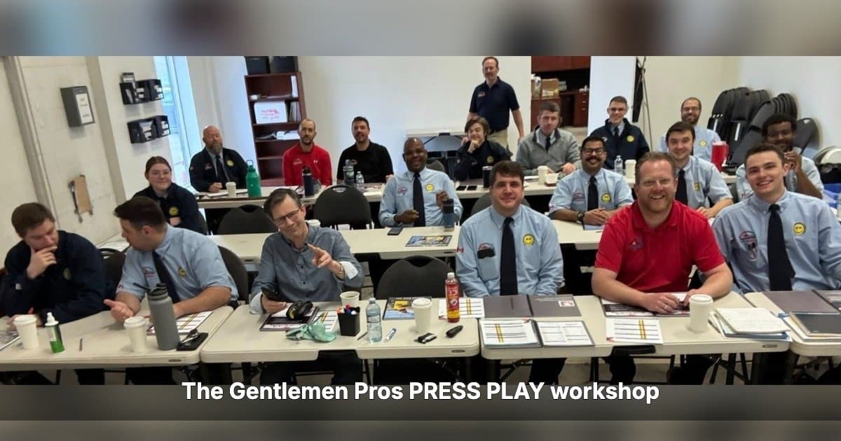 Service Excellence Showcases PRESS PLAY Platform Through Training Engagement with The Gentlemen Pros in Canada