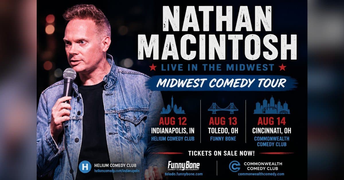 Comedian Nathan Macintosh to Headline Three Midwest Clubs in Three Nights