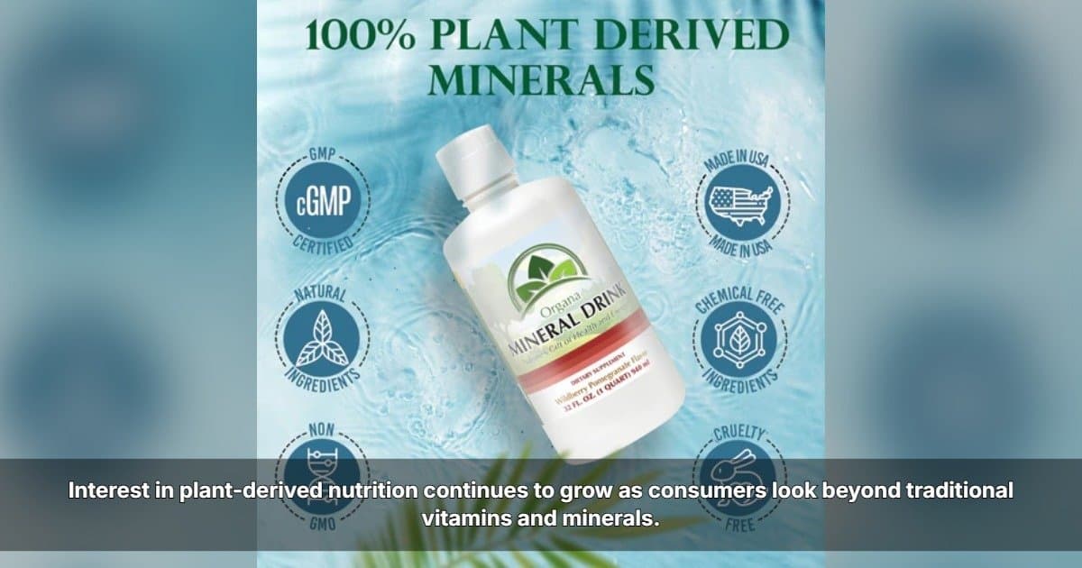 Consumer Interest in Plant-Derived Nutrition Drives Attention to Fulvic Minerals, Says ORGANA International