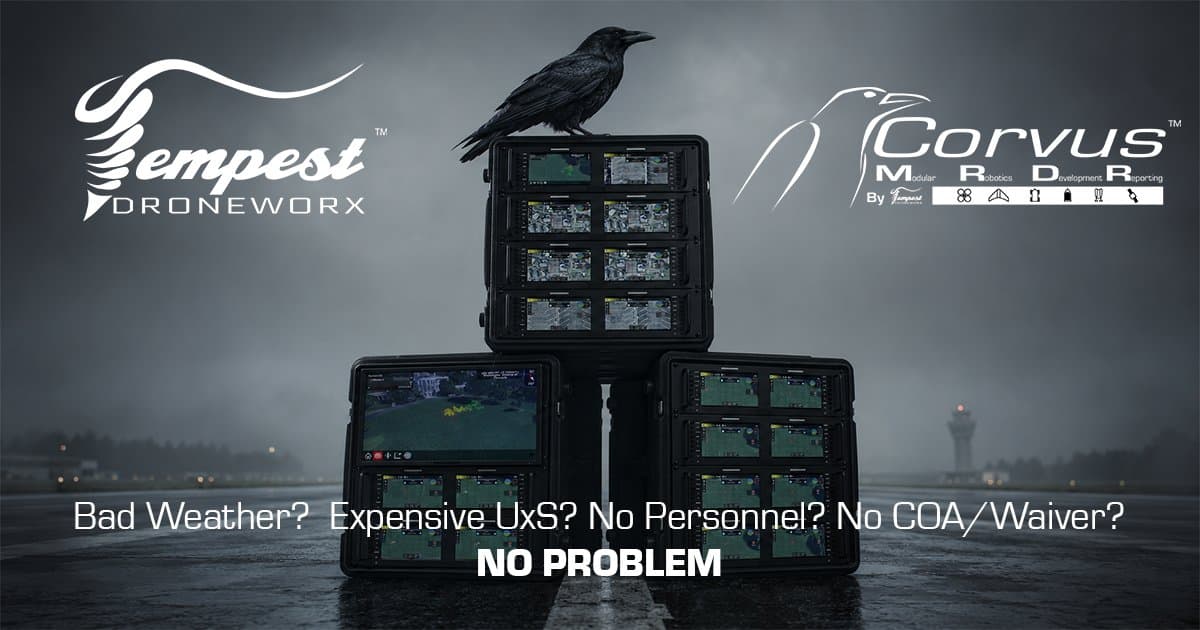 Tempest Droneworx Launches Corvus MRDR™ Platform to Accelerate Autonomous Systems Development