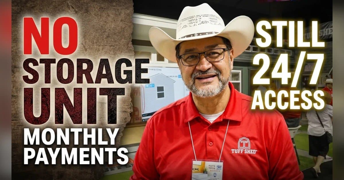 Tuff Shed Pitches San Antonio Homeowners on Ditching Paid Storage for Backyard Builds