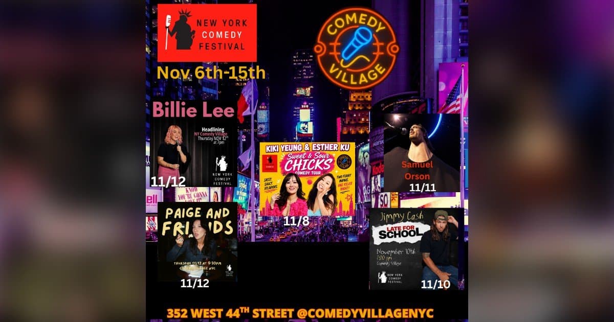 Comedy Village Returns for Third Year at 2026 New York Comedy Festival