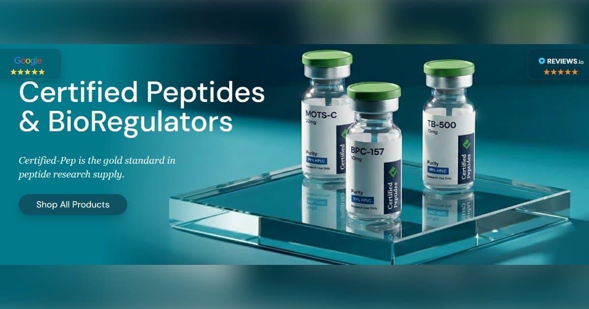 Certified-PEP Promotes U.S.-Made Research Compounds with Batch Testing and Transparency