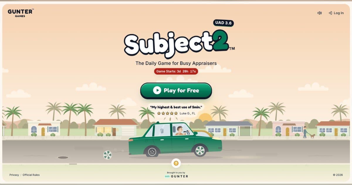 Emboss LLC Launches Subject2 Appraisal Game with UAD 3.6 Focus and Cruise Prize